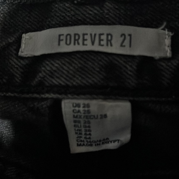 Womens Forever 21 Black Holey Jeans - Picture 5 of 5